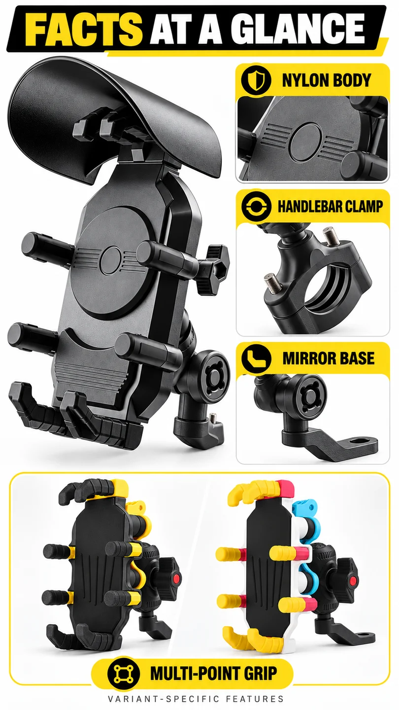 Damped phone mount & sunshade — product detail panel 4