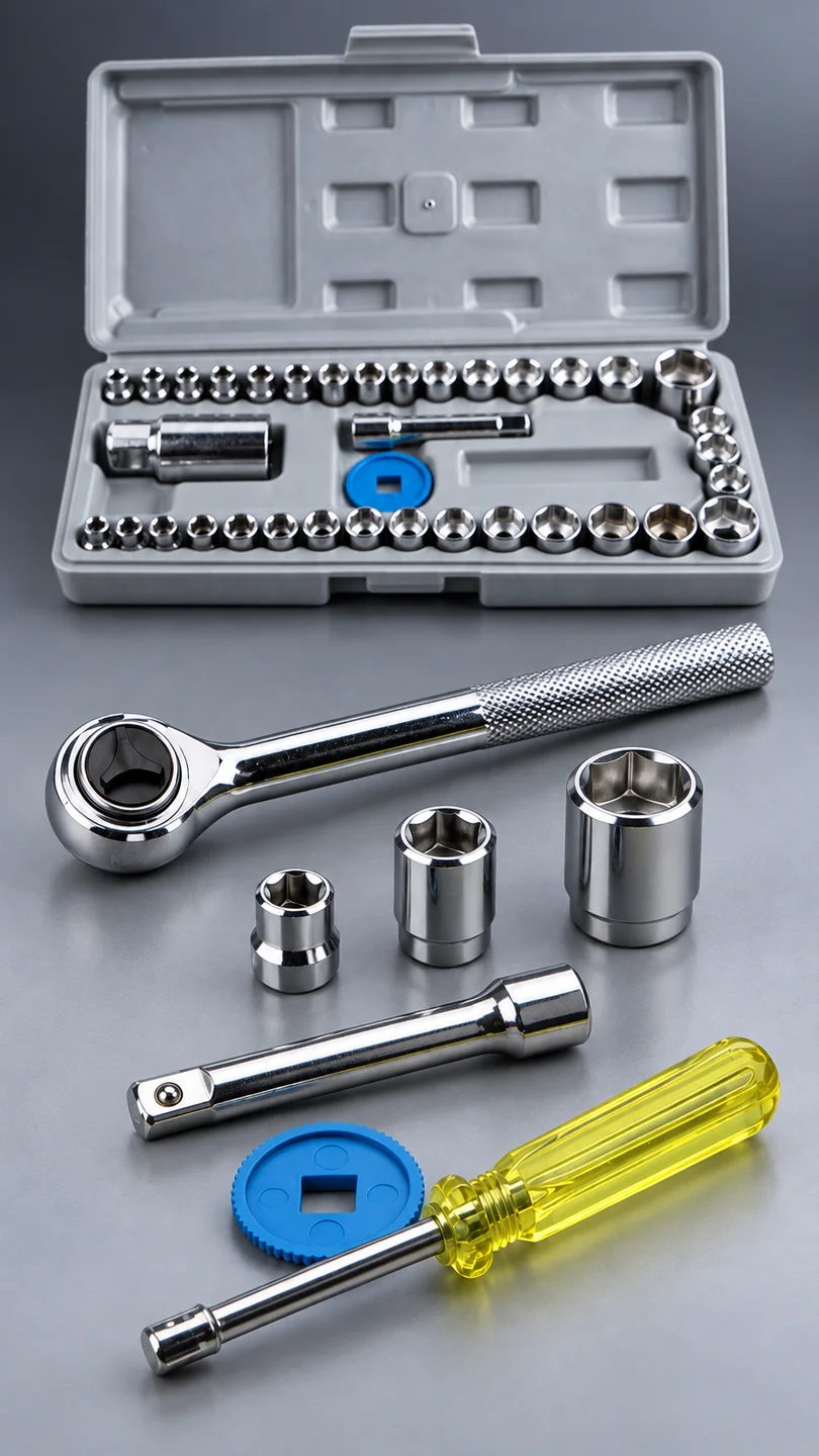 40-piece socket & ratchet set — product detail panel 3
