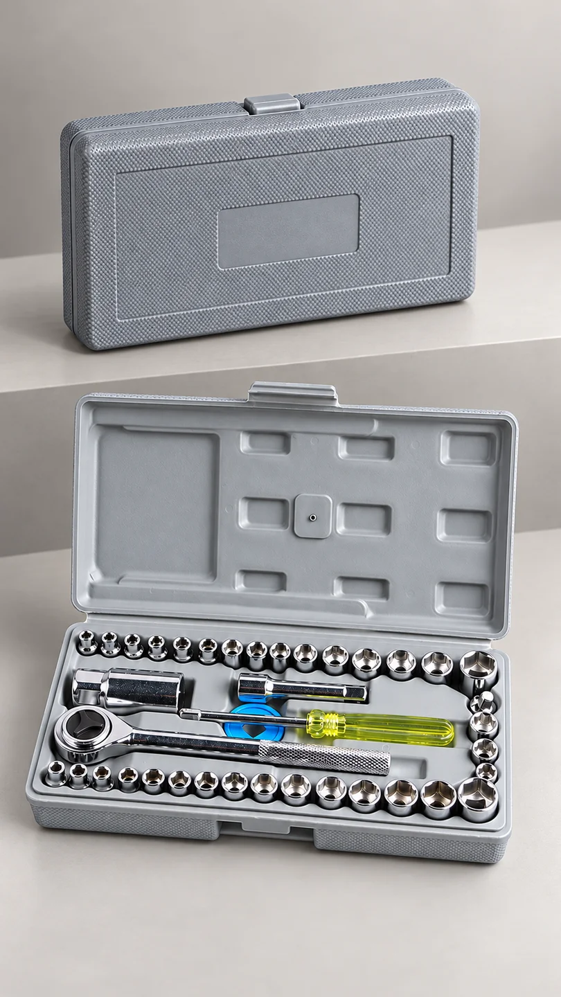 40-piece socket & ratchet set — product detail panel 4