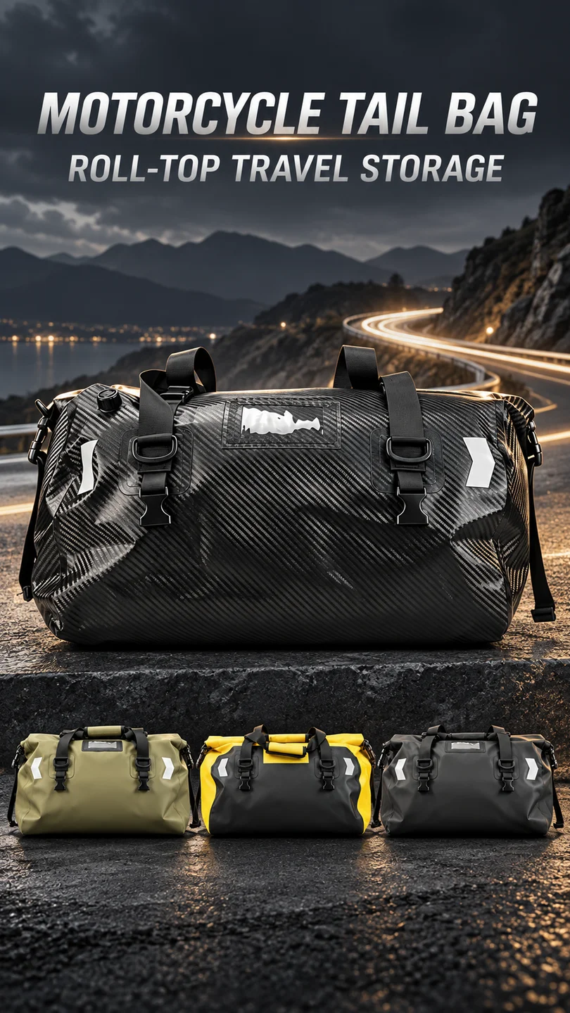 PVC adventure tail duffel — product detail panel 1