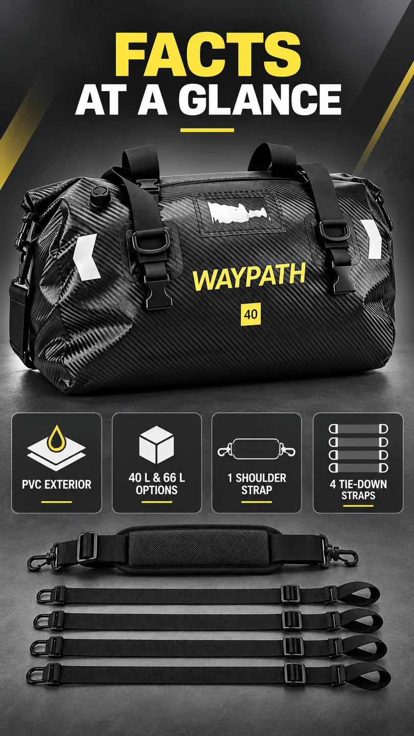 PVC adventure tail duffel — product detail panel 4