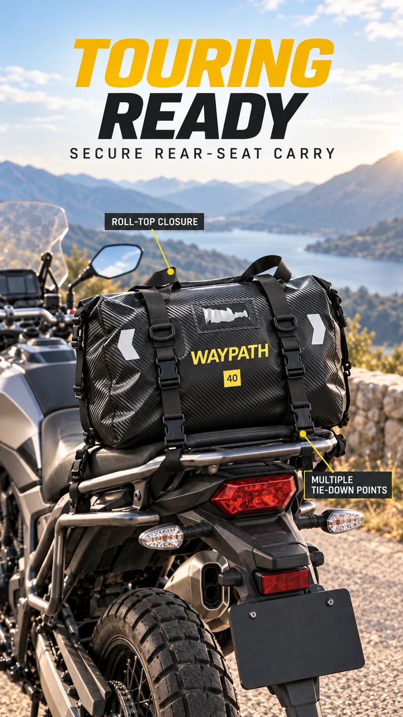 PVC adventure tail duffel — product detail panel 5