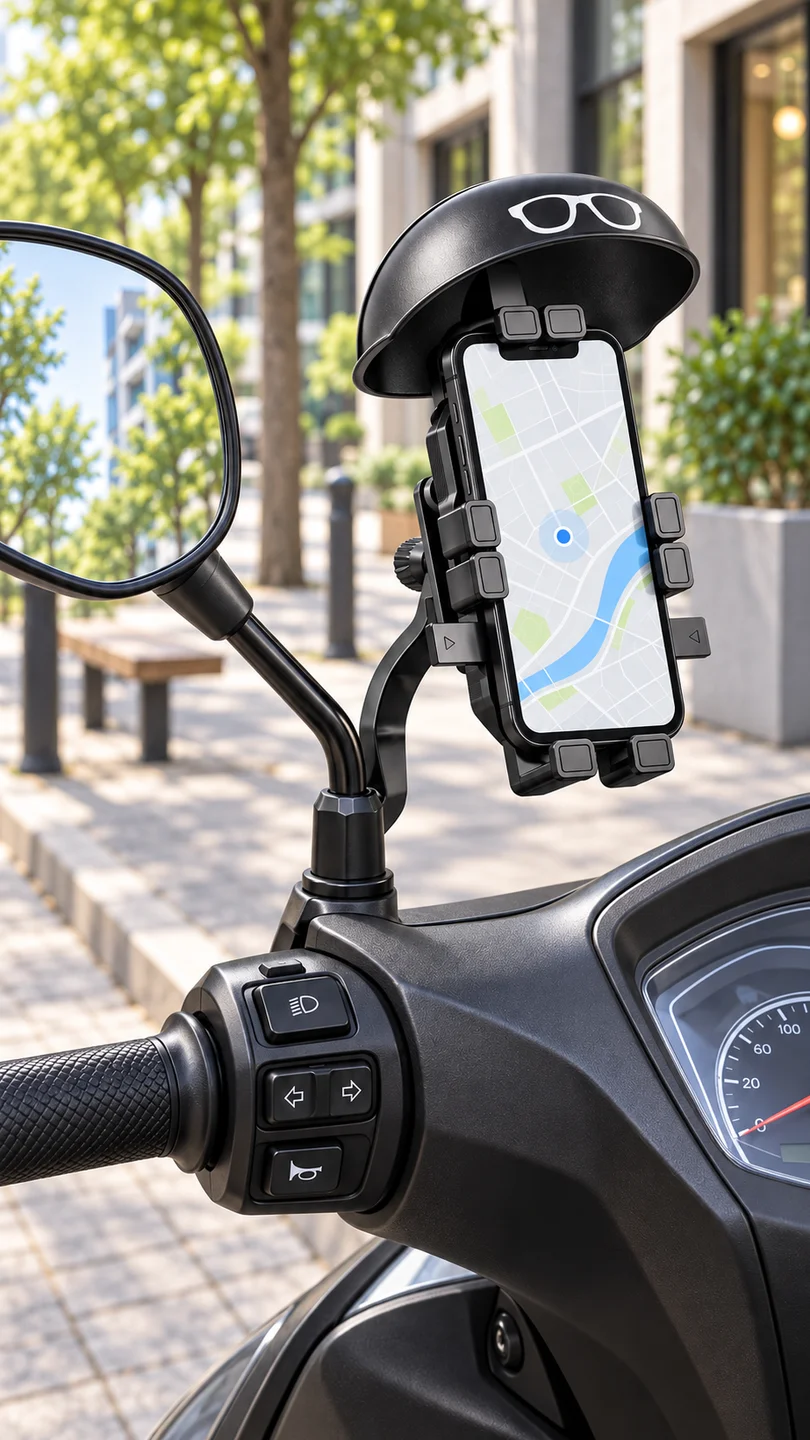 Shielded phone holder — product detail panel 6