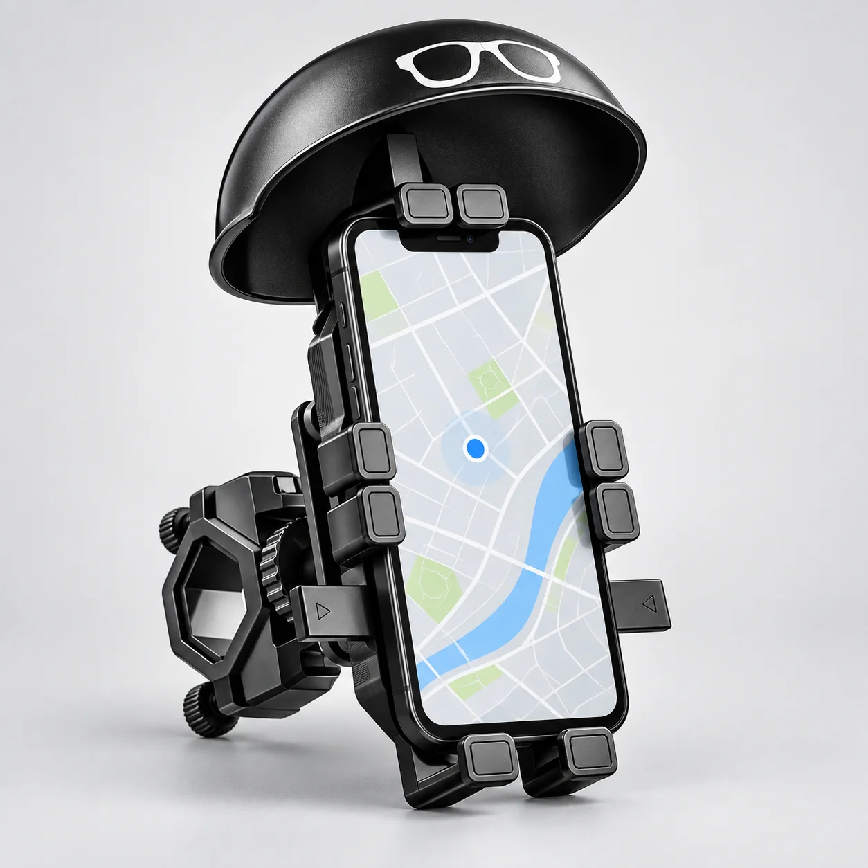 Shielded phone holder