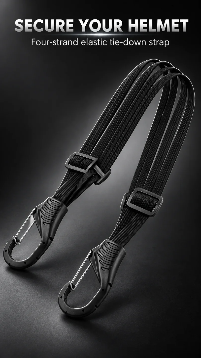 Four-strand helmet strap — product detail panel 1