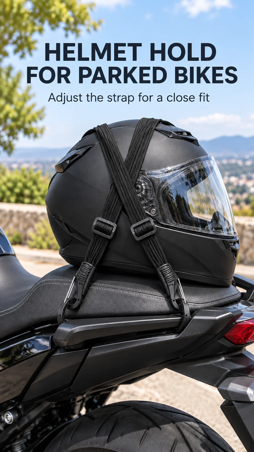 Four-strand helmet strap — product detail panel 2