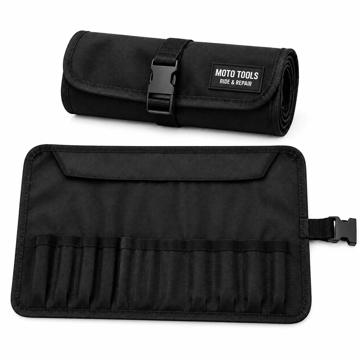 Roll-up tool organizer