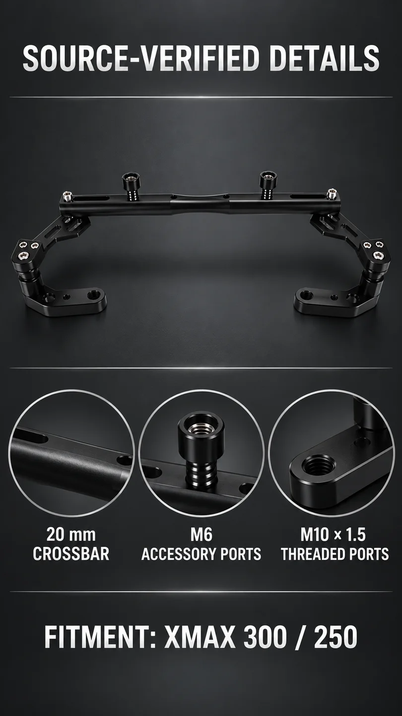 Scooter extension crossbar — product detail panel 4