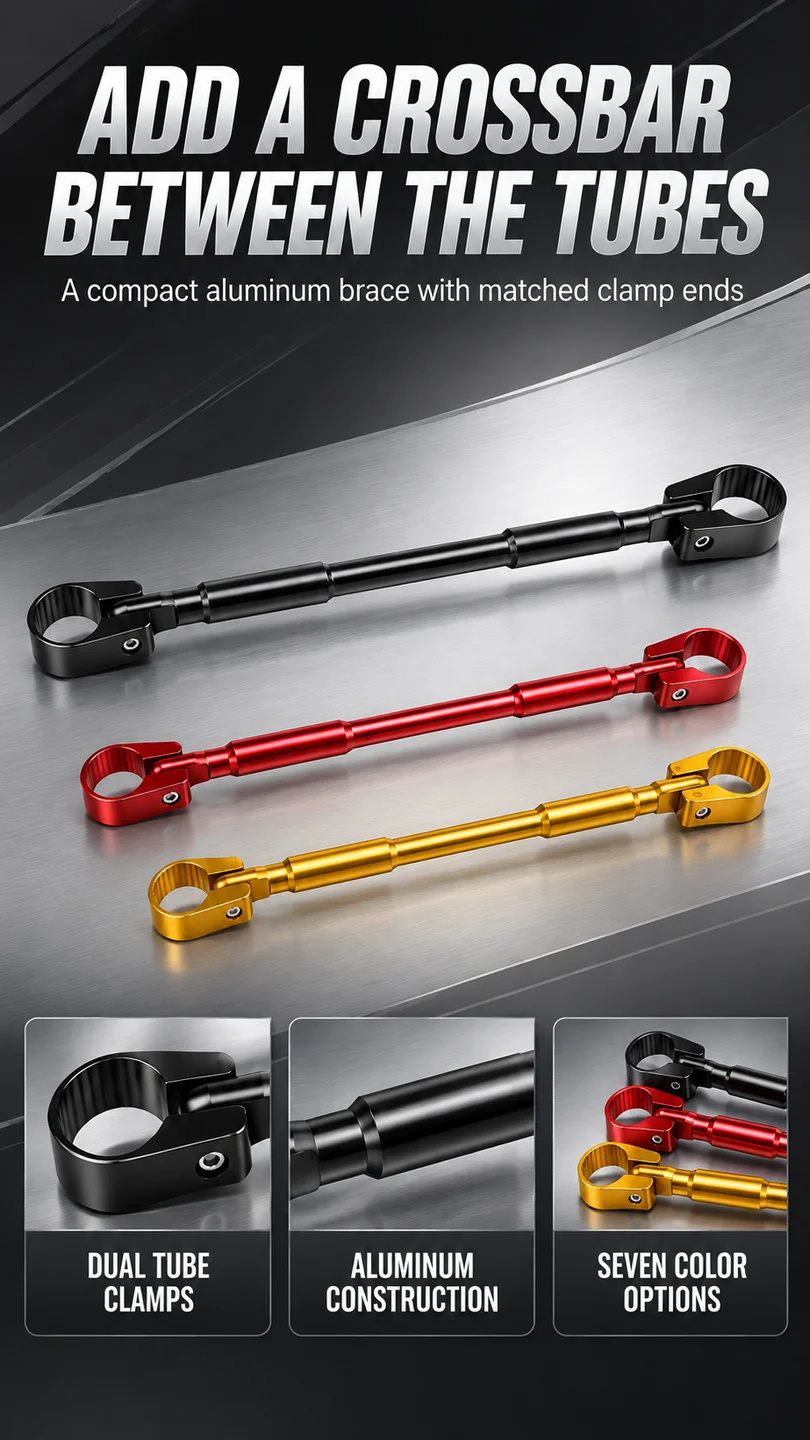 Dual-clamp crossbar brace — product detail panel 1