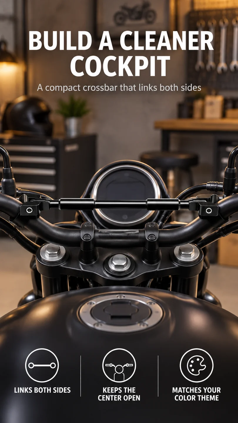 Dual-clamp crossbar brace — product detail panel 2