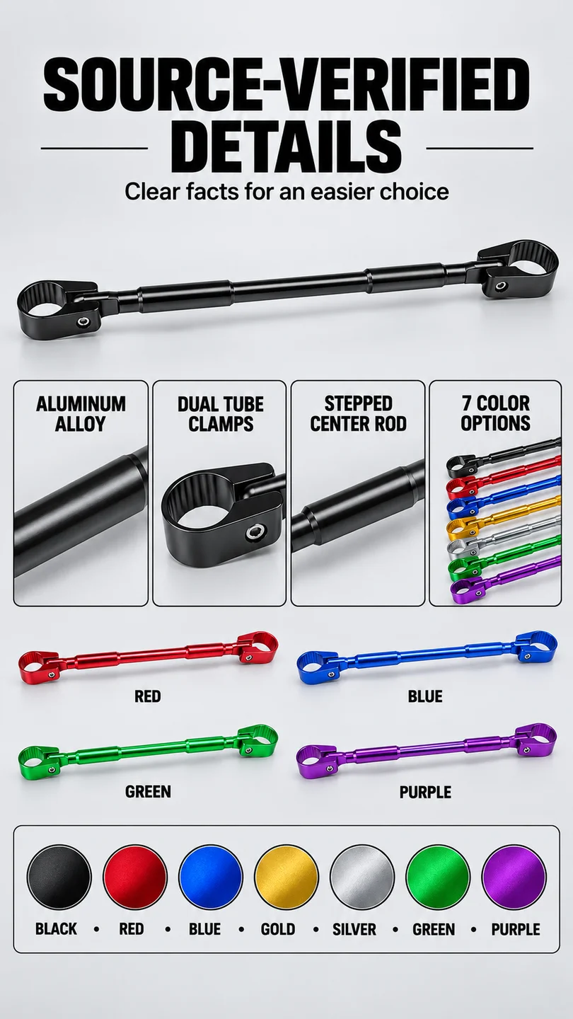 Dual-clamp crossbar brace — product detail panel 4