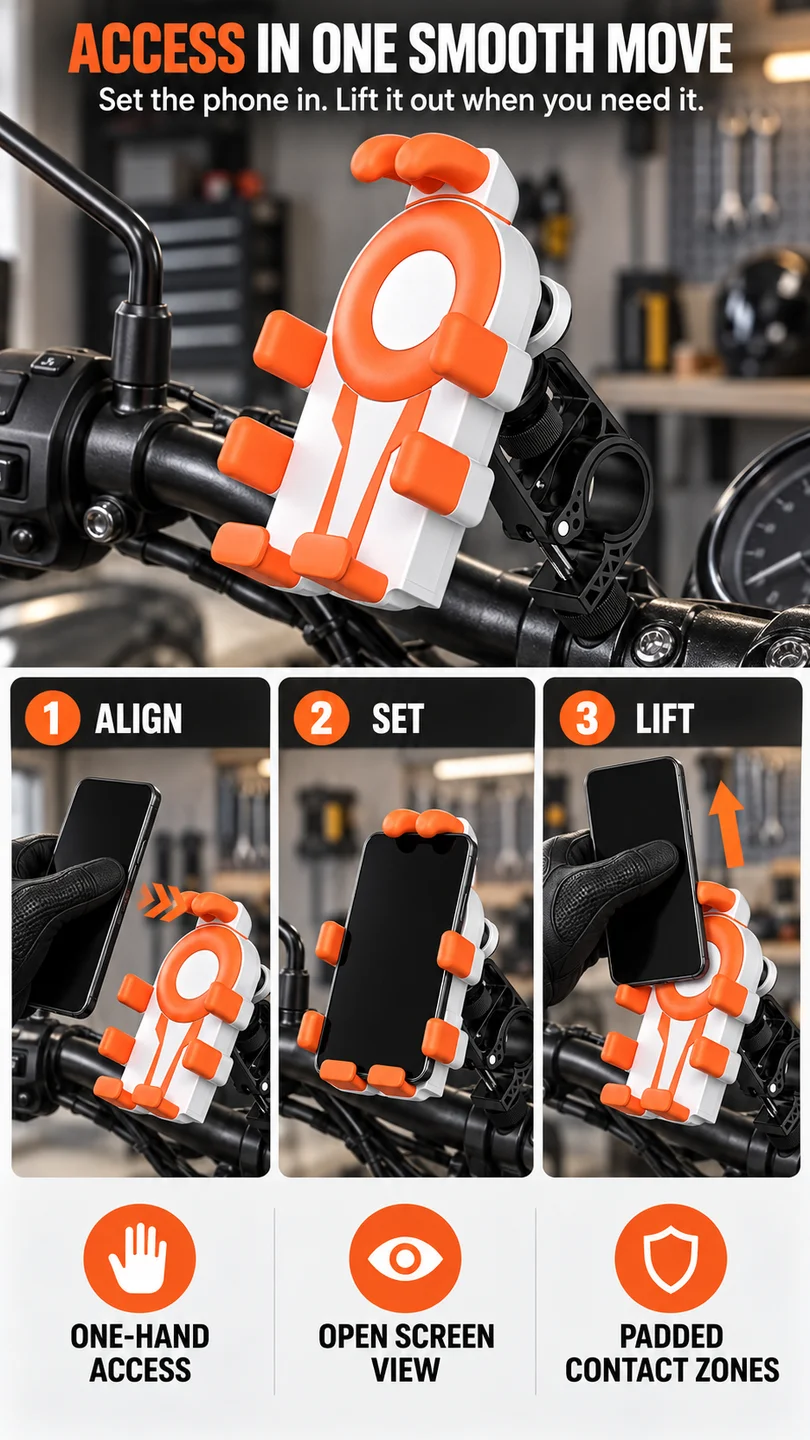 Air-cushion phone holder — product detail panel 2