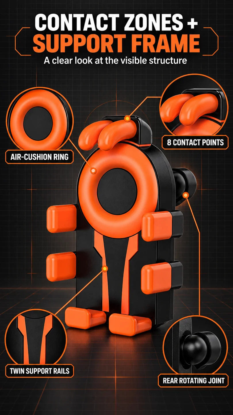 Air-cushion phone holder — product detail panel 3