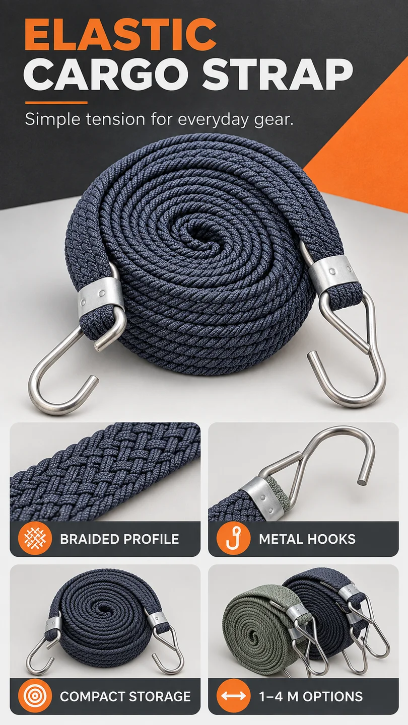Multi-length cargo strap — product detail panel 1