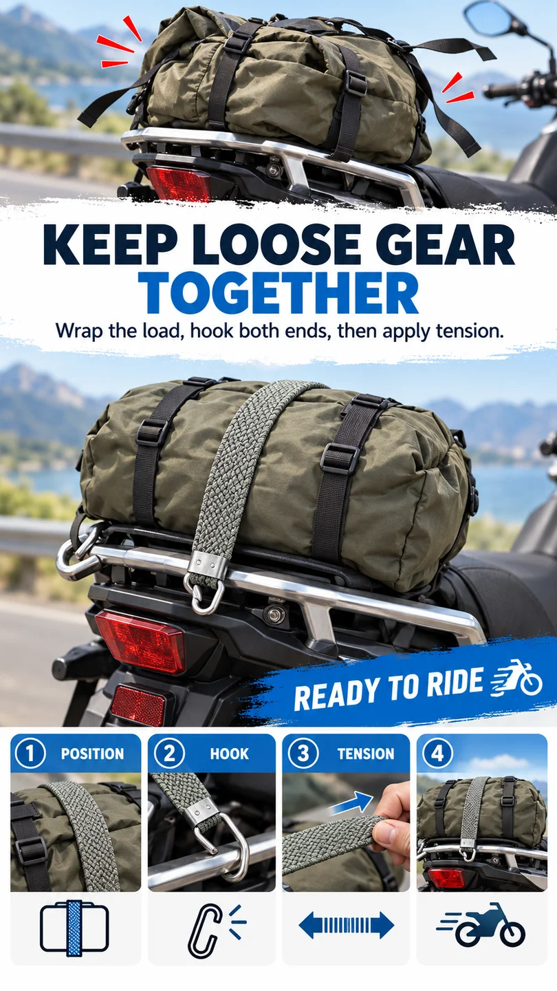 Multi-length cargo strap — product detail panel 2