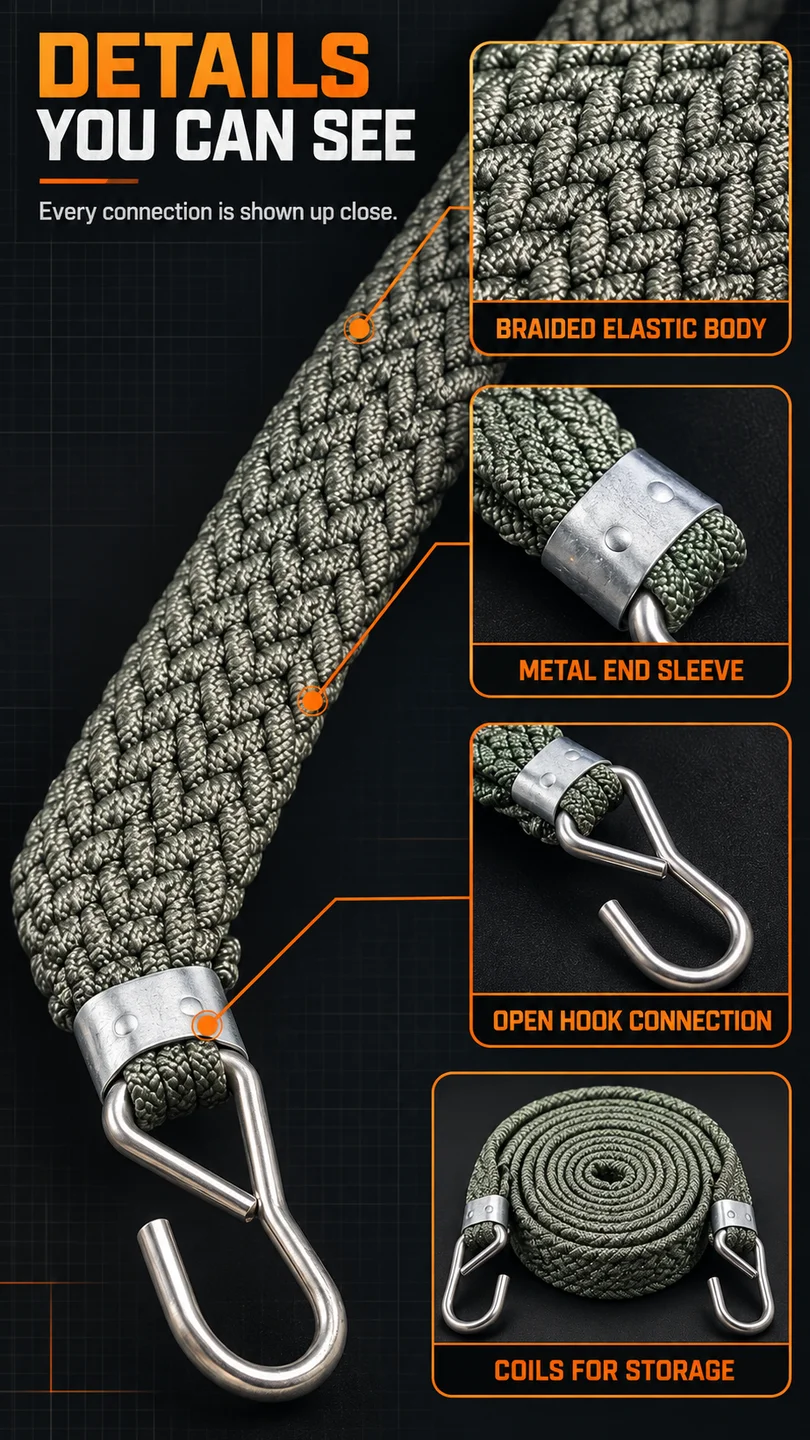 Multi-length cargo strap — product detail panel 3