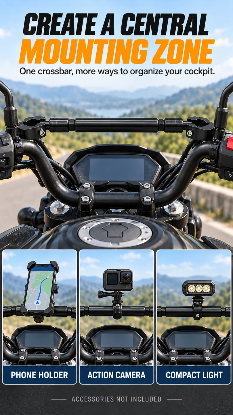 Adjustable handlebar brace — product detail panel 2