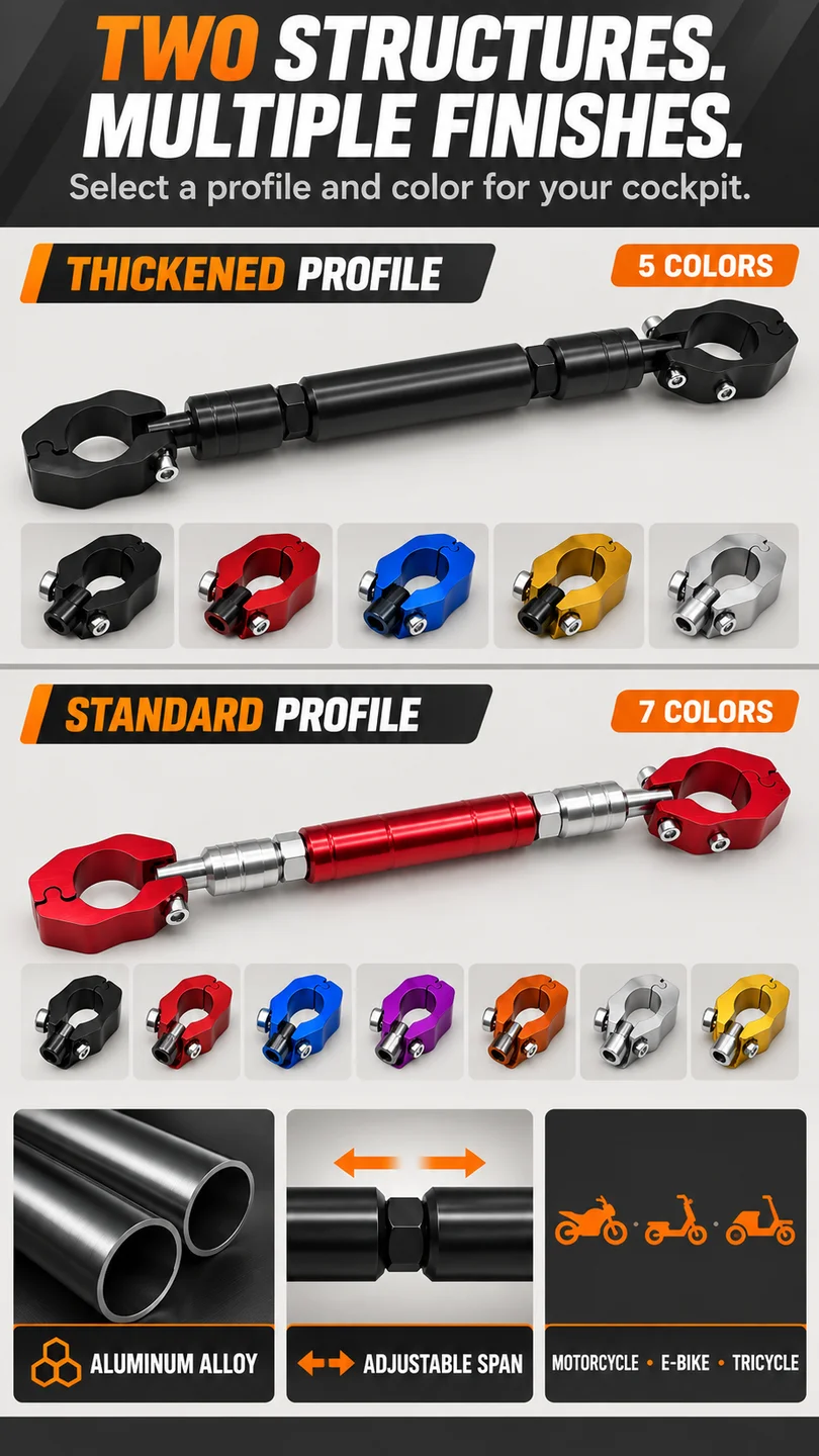 Adjustable handlebar brace — product detail panel 4