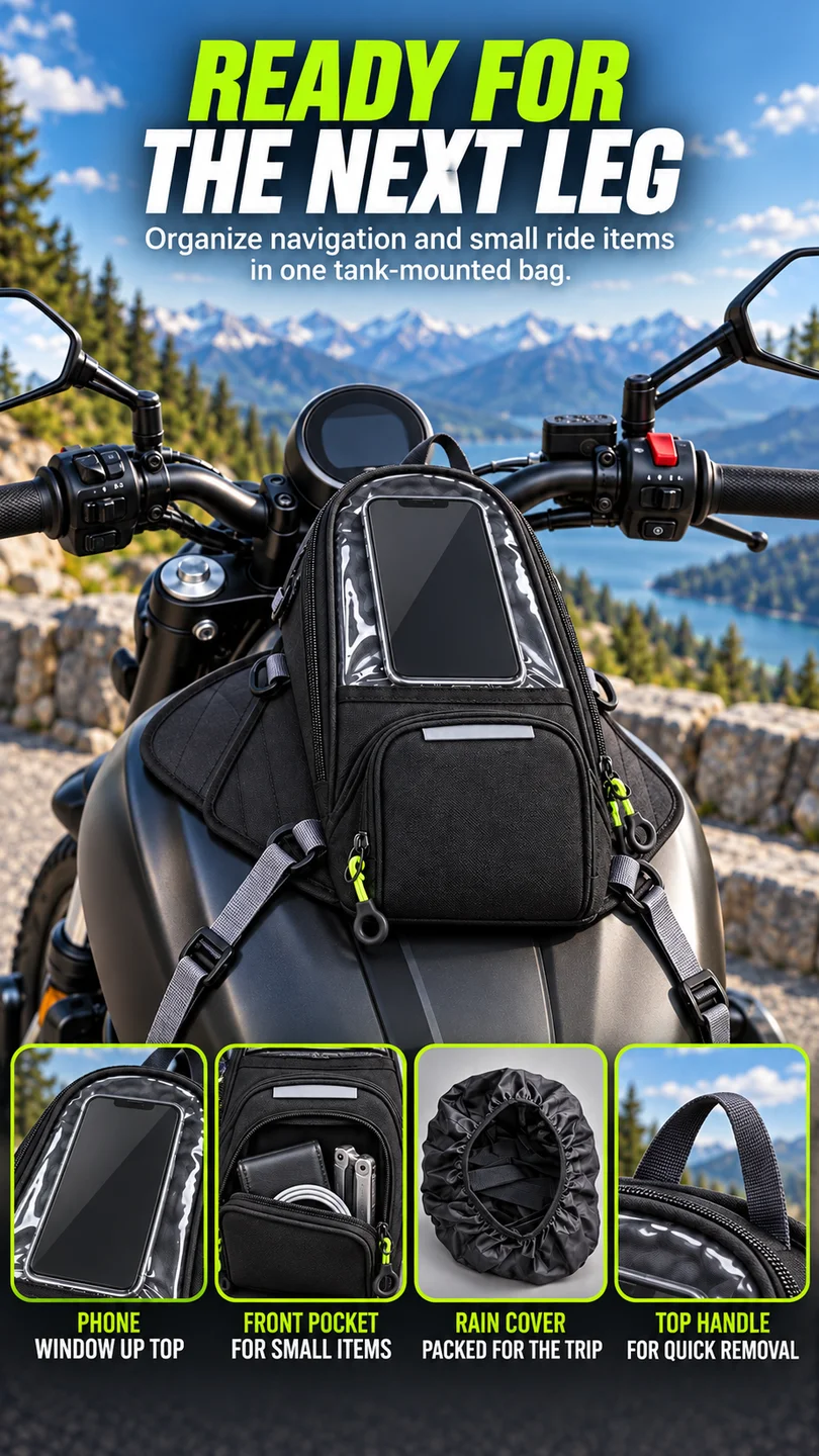 Magnetic navigation tank bag — product detail panel 5