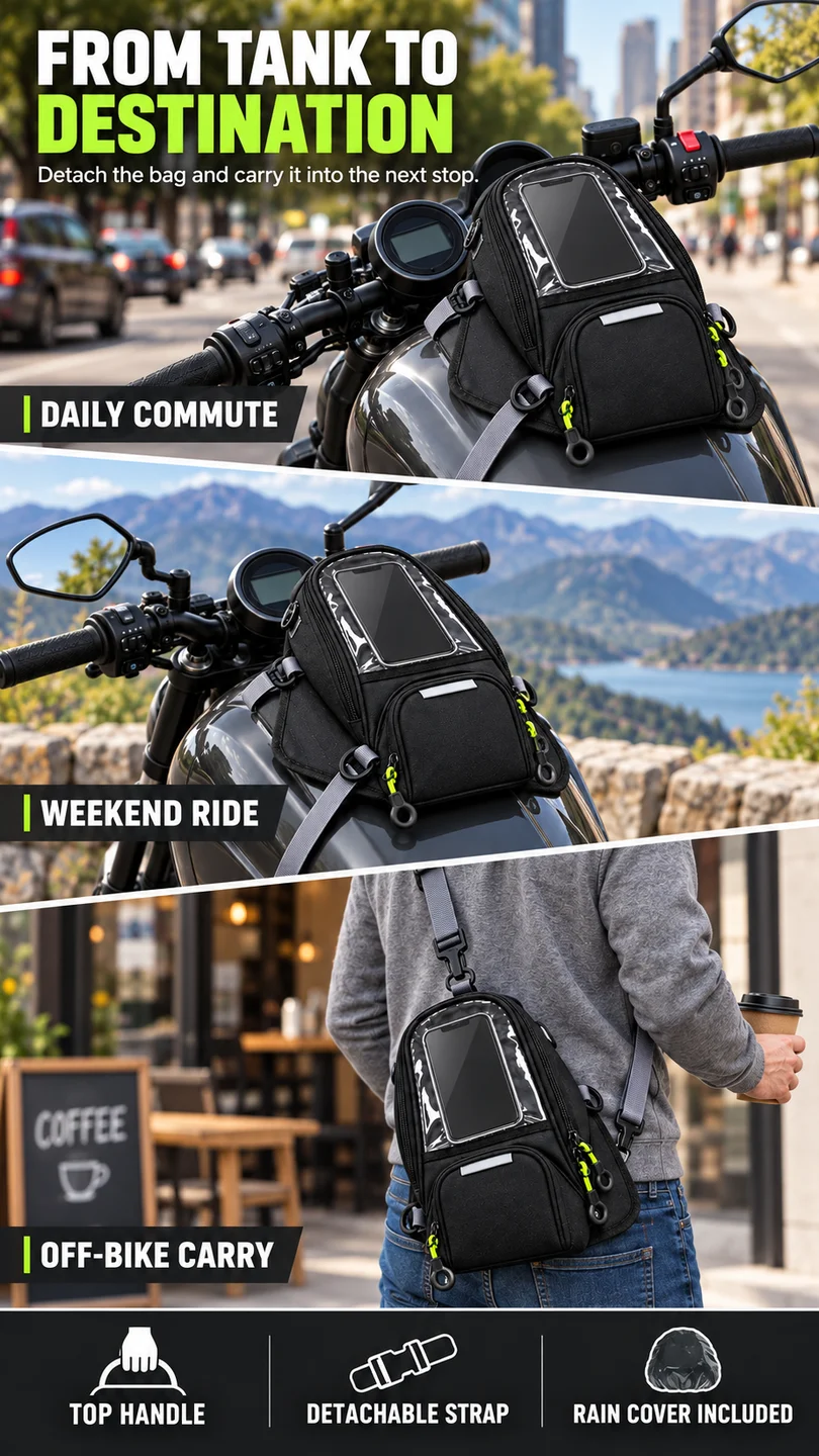 Magnetic navigation tank bag — product detail panel 6