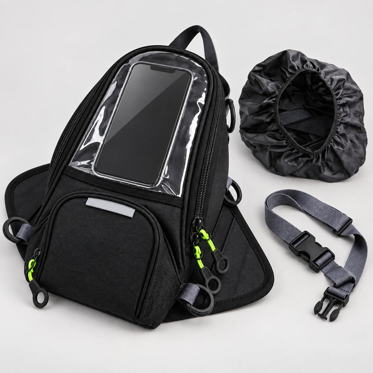 Magnetic navigation tank bag