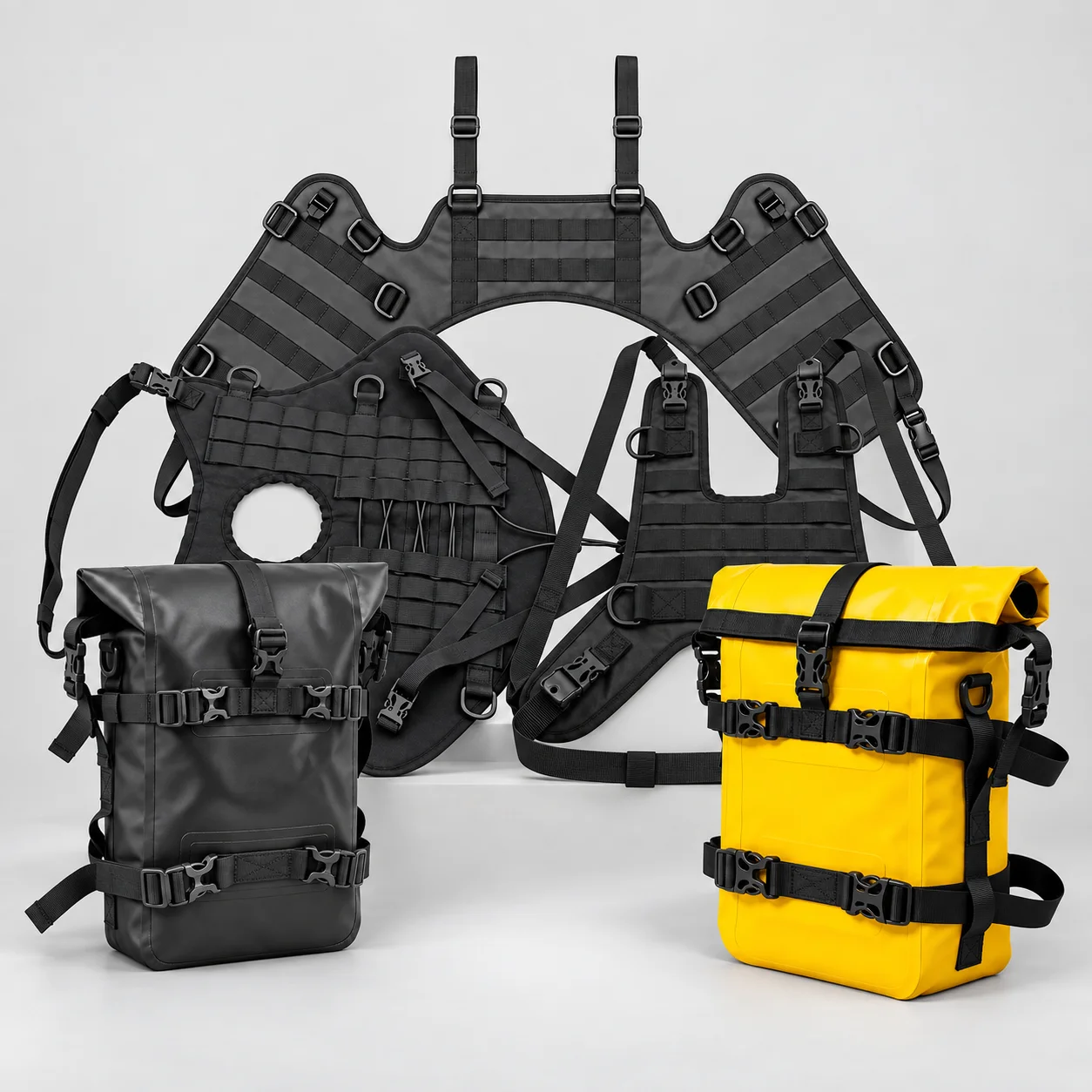 Modular luggage mounting system