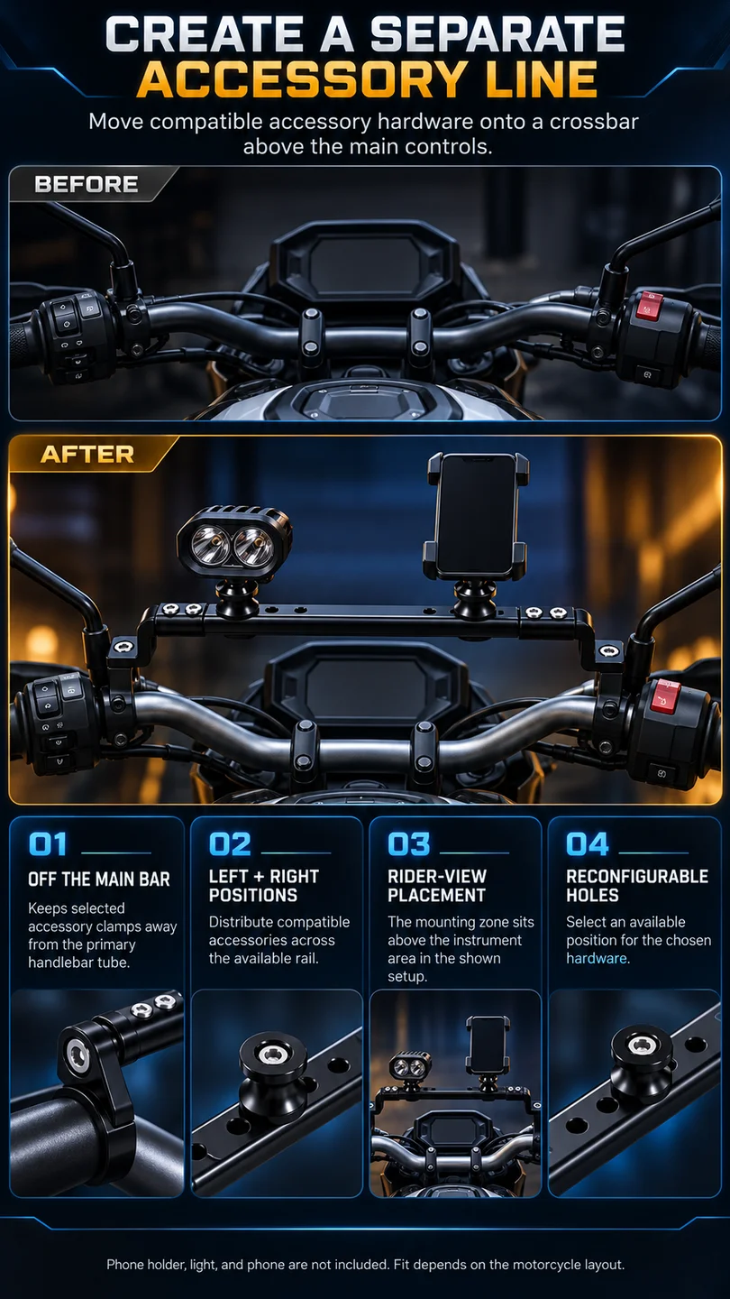 Accessory-mount crossbar — product detail panel 2