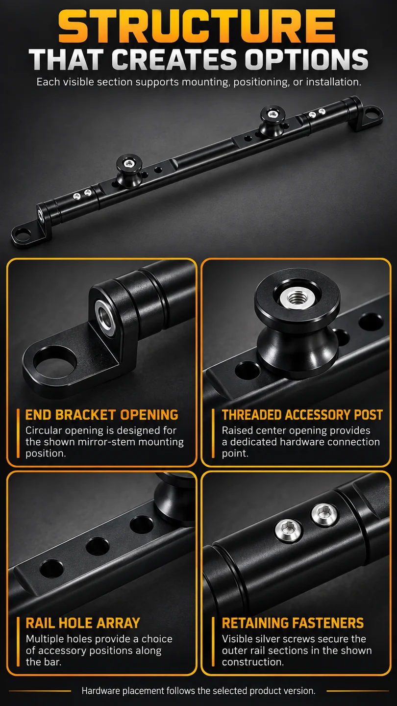 Accessory-mount crossbar — product detail panel 3