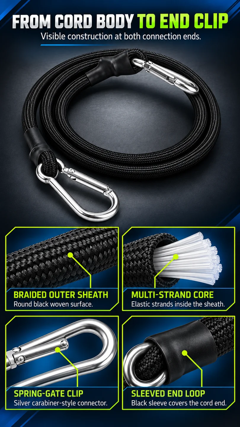 Carabiner bungee cord — product detail panel 3