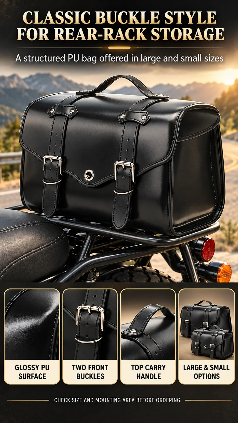 Classic rear rack bag — product detail panel 1