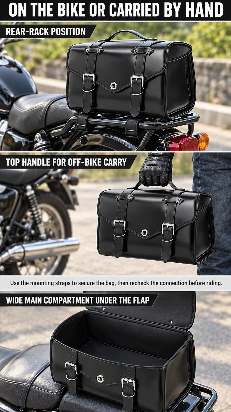 Classic rear rack bag — product detail panel 2