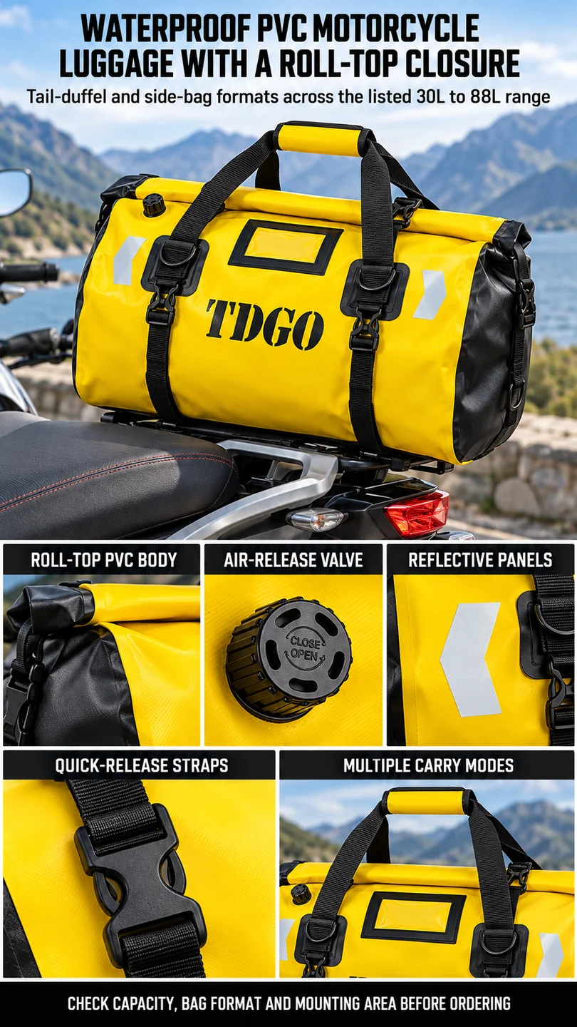 Expedition duffel & side bags — product detail panel 1