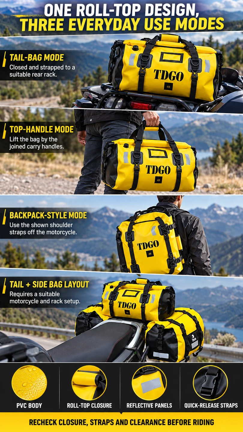 Expedition duffel & side bags — product detail panel 6