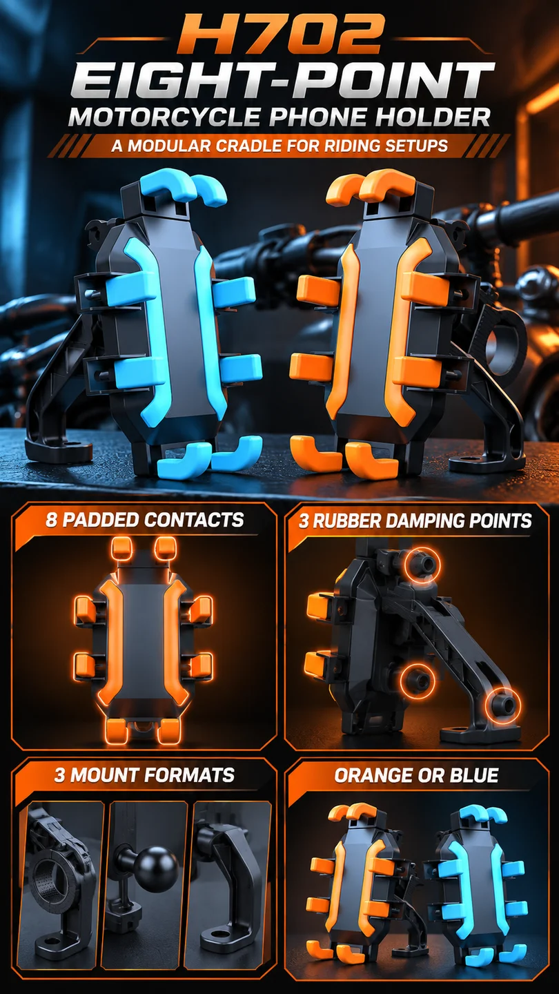 H702 eight-point phone holder — product detail panel 1