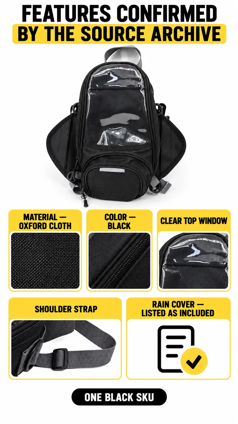 Oxford navigation tank bag — product detail panel 4