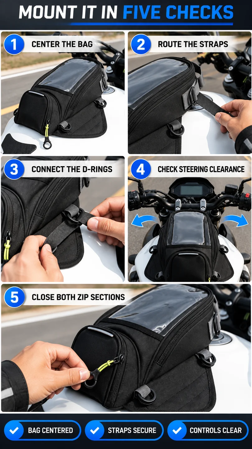 Oxford navigation tank bag — product detail panel 5