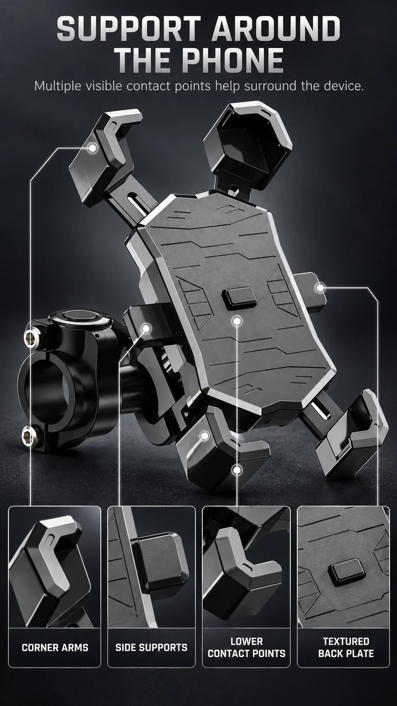 Modular commuter phone mounts — product detail panel 3