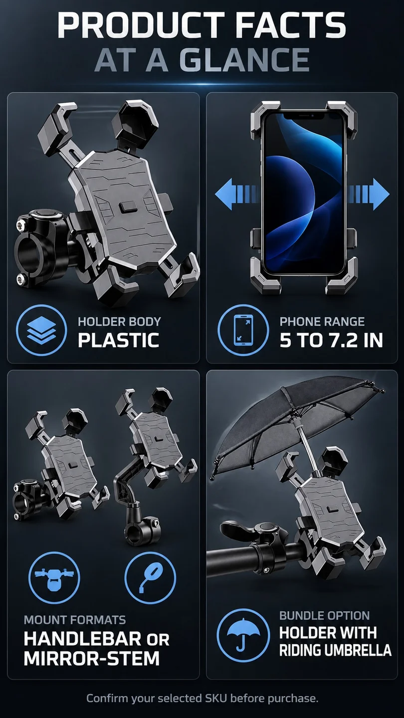 Modular commuter phone mounts — product detail panel 4
