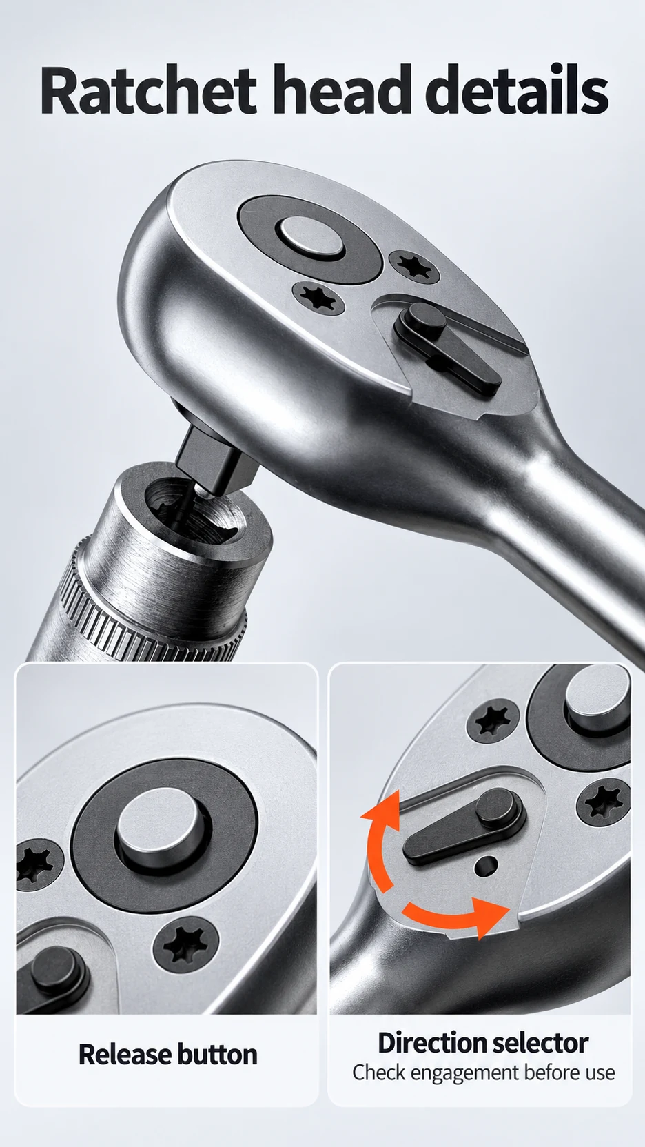 Socket & ratchet tool assortments — product detail panel 3