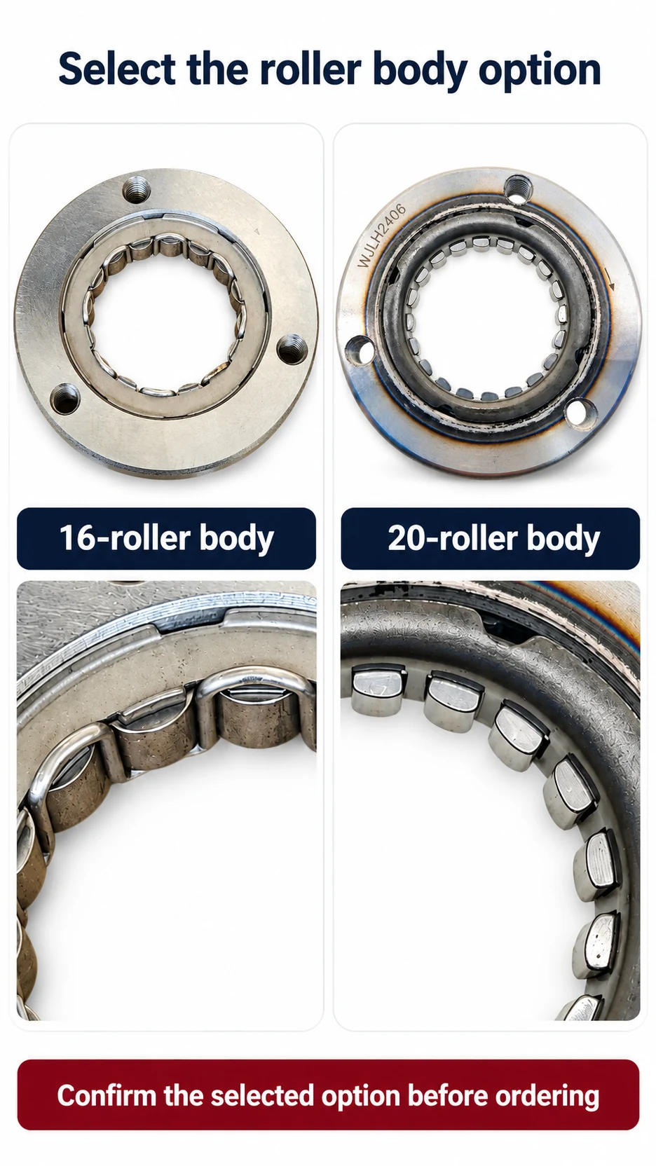 Starter clutches, bodies & gears — product detail panel 4