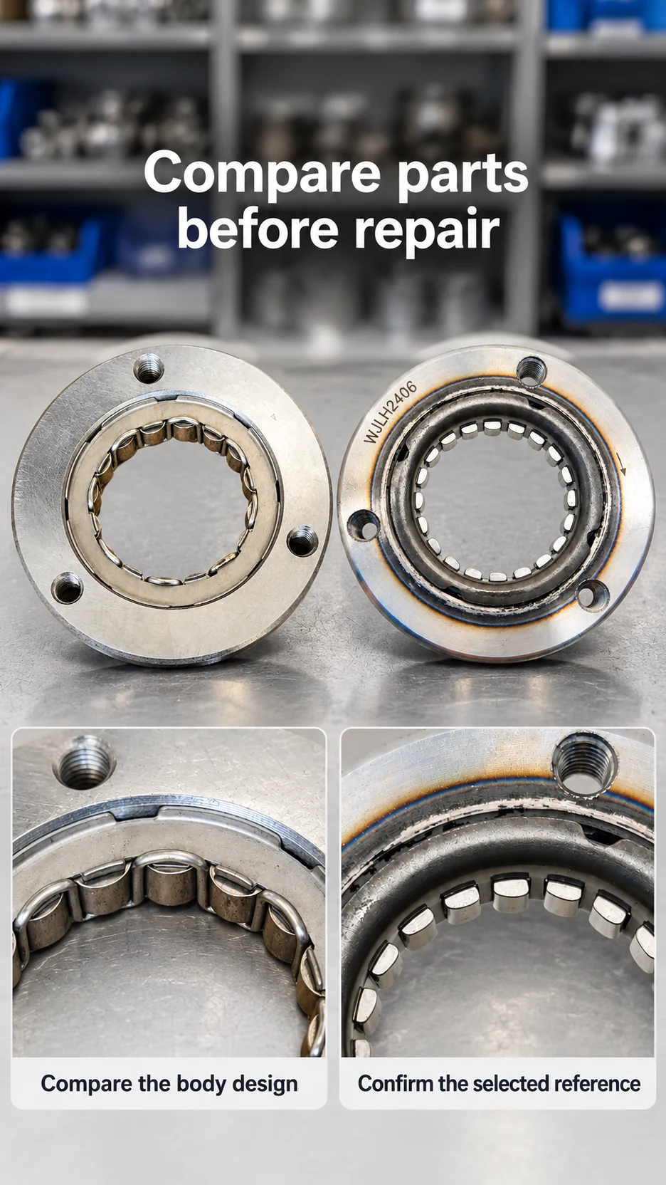 Starter clutches, bodies & gears — product detail panel 7