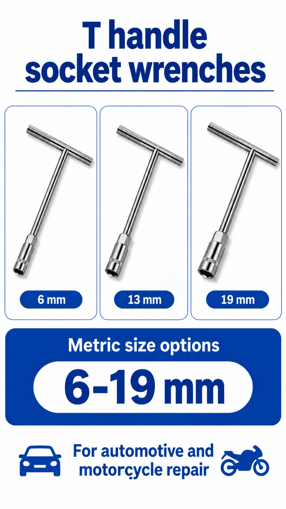T-handle socket wrenches — product detail panel 1