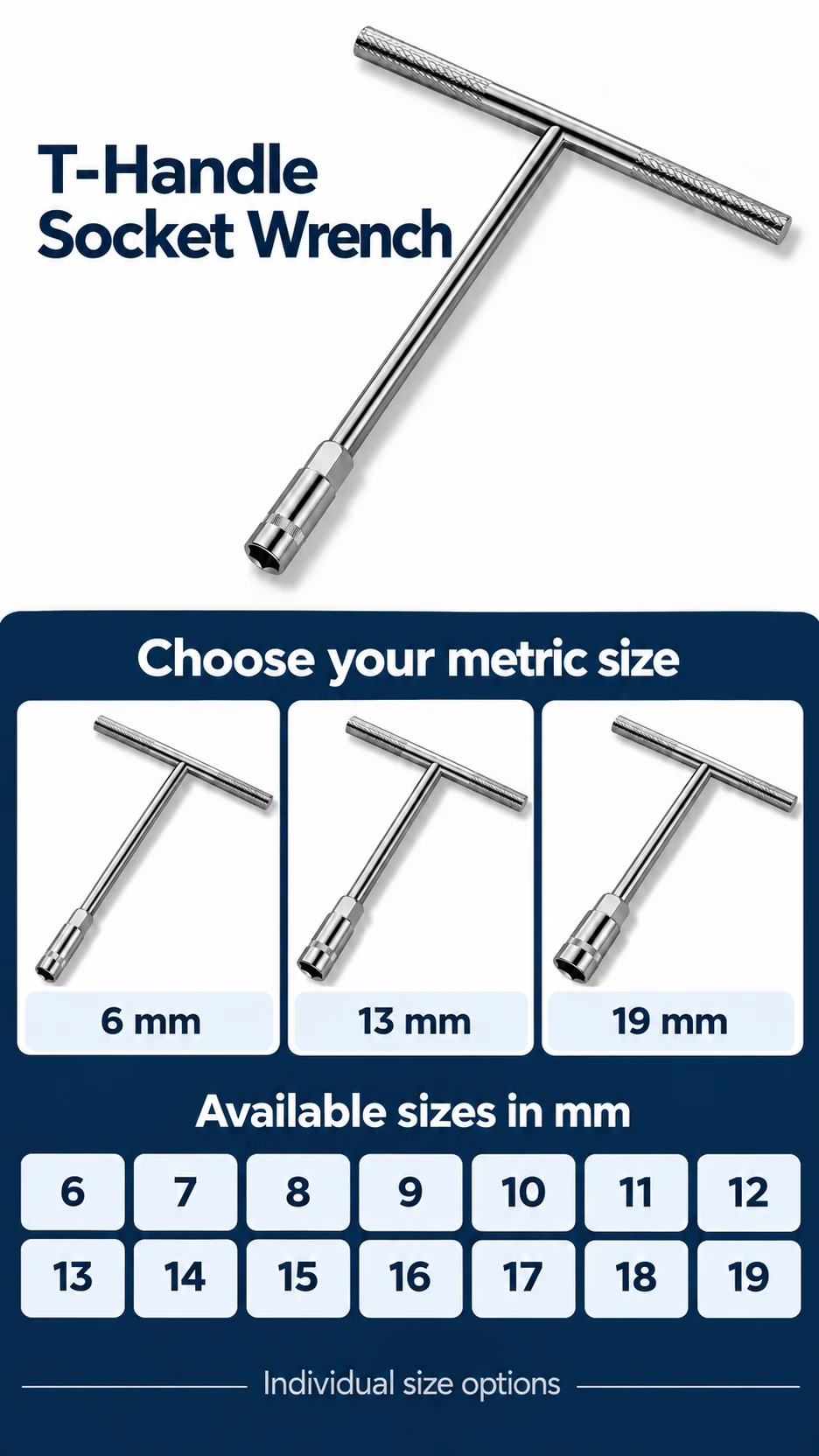 T-handle socket wrenches — product detail panel 5