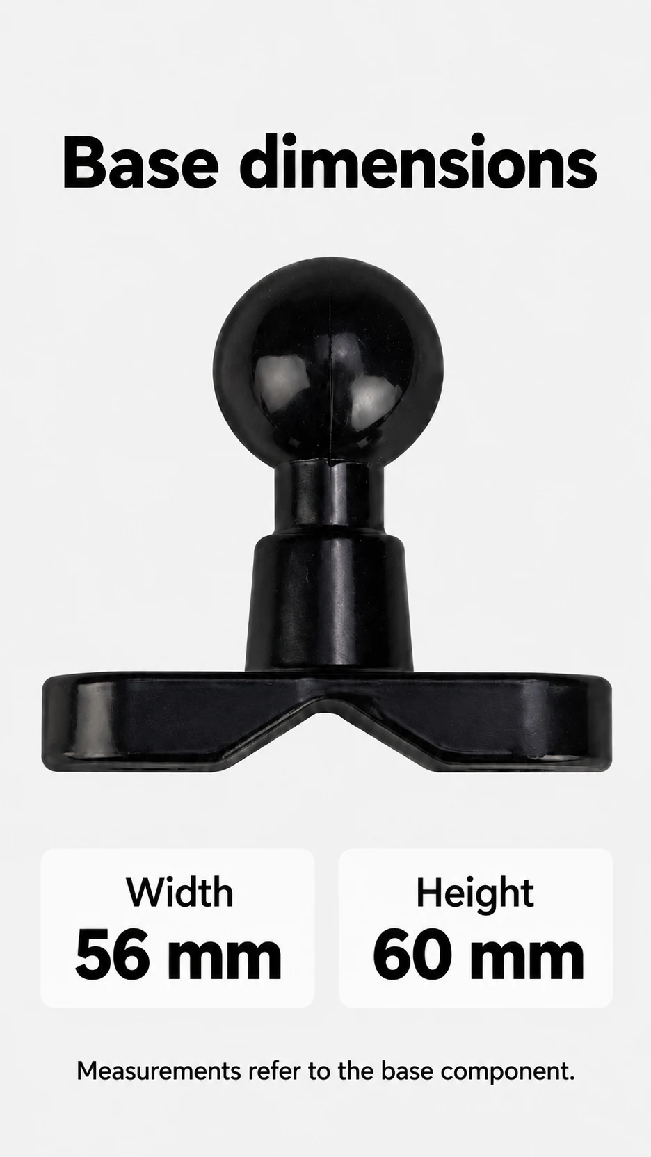 U-bolt handlebar ball-mount base — product detail panel 4