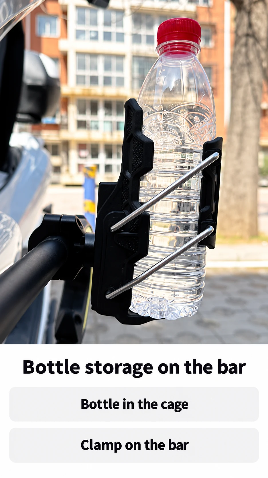 Adjustable handlebar cup holder — product detail panel 6