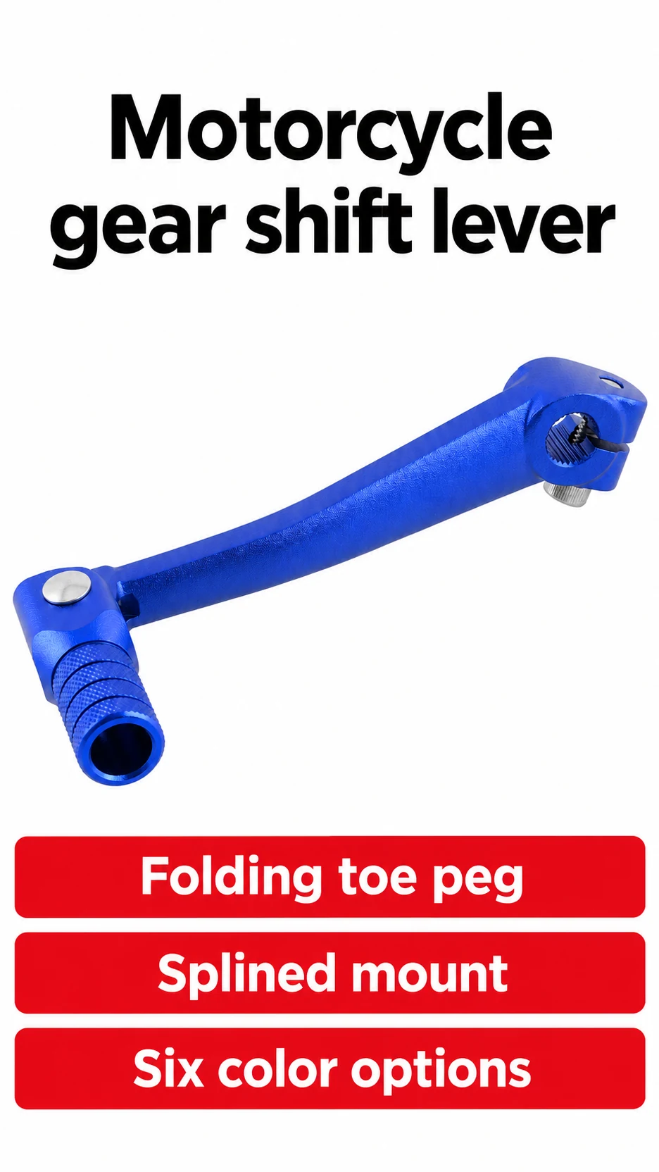 Folding gear shift lever — product detail panel 1