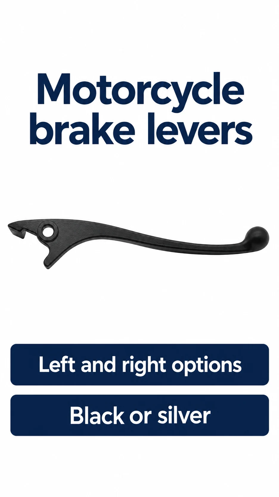 Replacement left & right brake levers — product detail panel 1