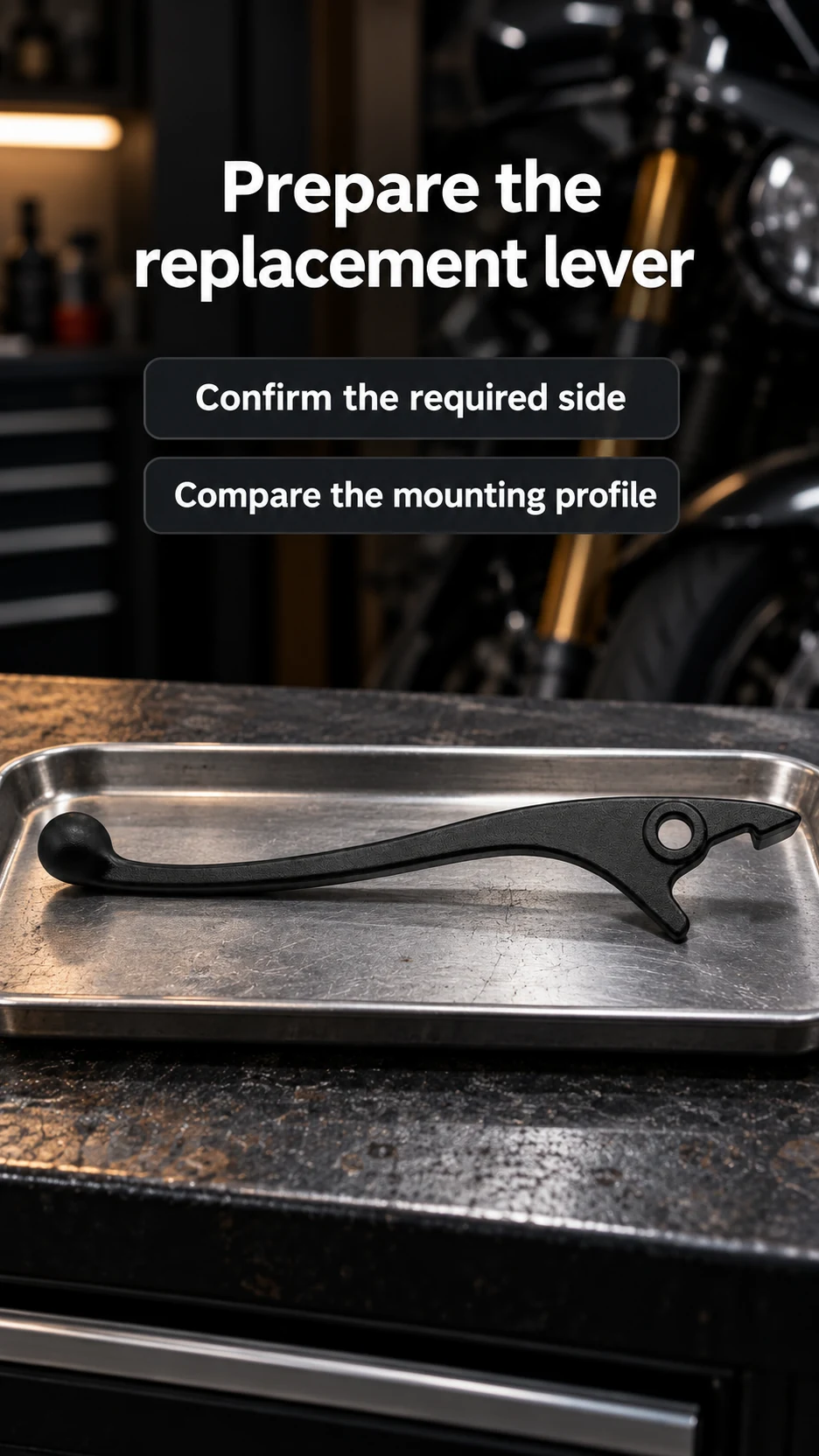 Replacement left & right brake levers — product detail panel 6