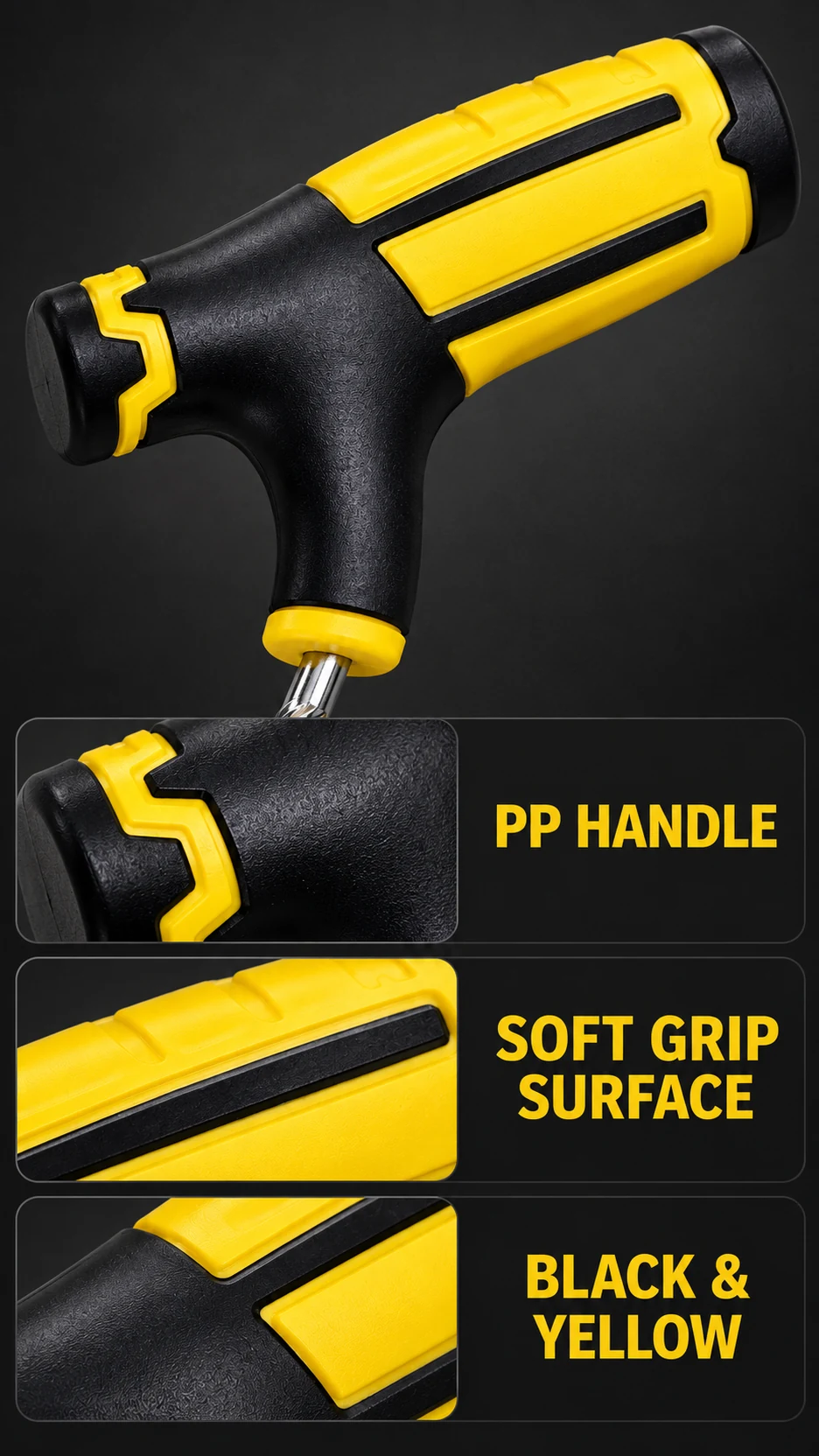 T-handle tubeless tire repair kit — product detail panel 2