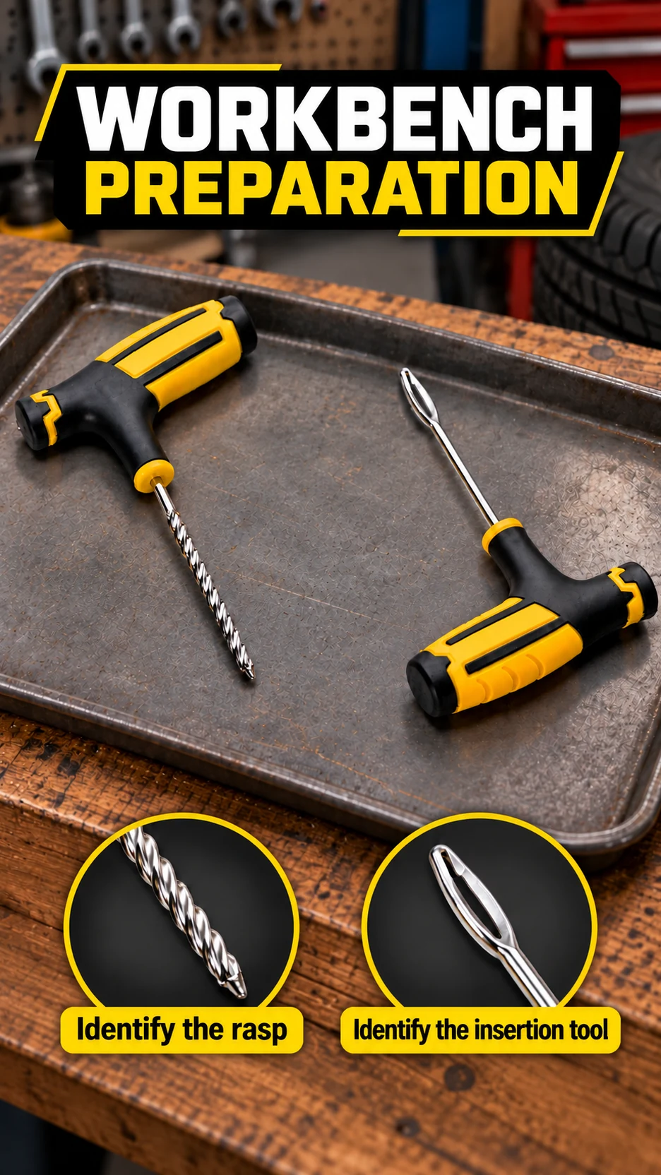 T-handle tubeless tire repair kit — product detail panel 6